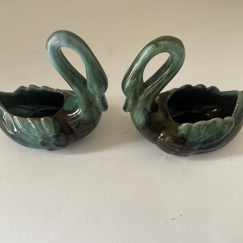 Blue mountain pottery pair of - pottery.,