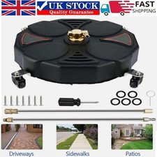 13" High Pressure Washer Flat Surface Cleaner Driveway Power Washer for Cleaning