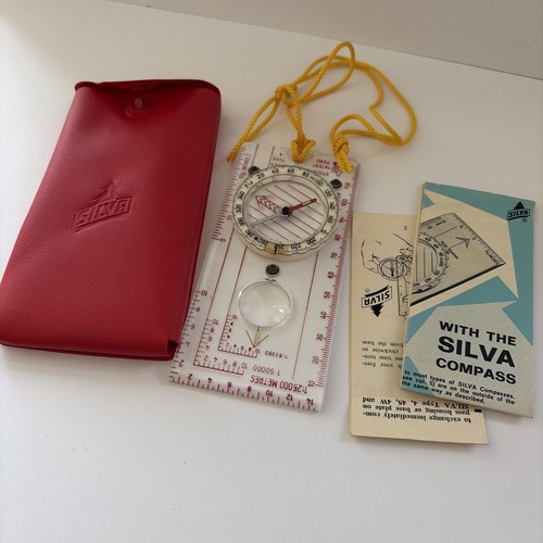 Vintage silva type compass - silva,
