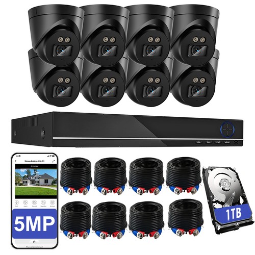 Cctv camera system 5mp - system, dvr