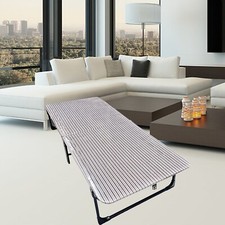 Deluxe Strong Folding Bed  Foam 6Ft with Mattress Guest Spare Easy Storage