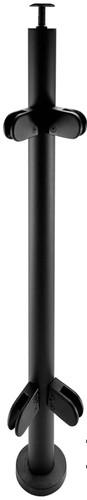 Black round glass - round,