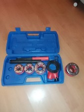 Silverline 6pc Pipe Threading Kit Bsp Thread Cutting Steel Threader Plumbers Set