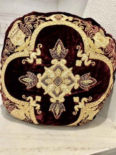 Velvet embroidered applique - velvet,