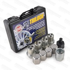 Set of 4 Locking Wheel Nuts Jaguar XJ XJS XK8 XKR Trilock UNF 1/2"
