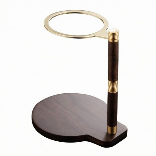Wooden pour over coffee stand - wooden,