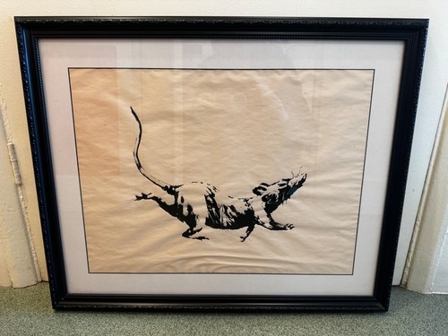 Framed banksy gross domestic - framed,