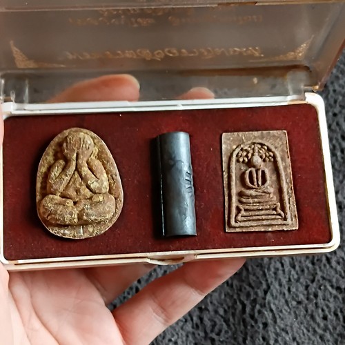 Thai buddha clay - clay, /