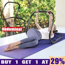 Abdominal Trainer Crunch Roller Sit Up Ab Exercise Machine Home Gym Abs Work Out