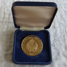 1982 VISIT OF POPE JOHN PAUL II TO BRITAIN 44mm PROOF MEDAL - boxed