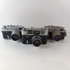 Russian Cameras X 3 - Zorki-4