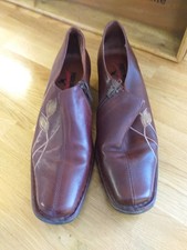 Pikolinos Ladies Soft brown patterned leather Shoes , Size 5