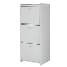 Bathroom Storage Unit White 3