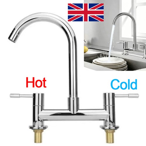 Twin lever traditional - lever, brass