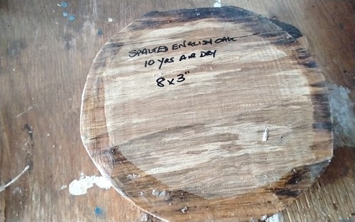 Spalted english oak year - spalted, 10