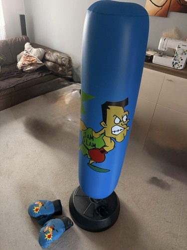 Kids punching bag with gloves - punching,