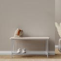 White marble hallway - white,