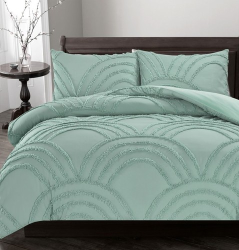Embossed zara frill duvet - embossed,