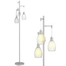 HOMCOM Industrial 3-Light