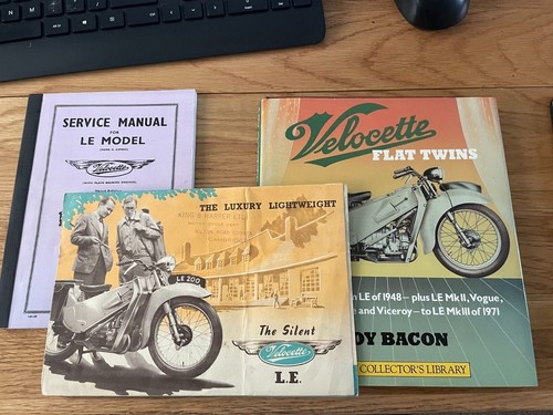 Velocette books brochure - velocette, le