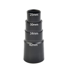 Rubber Step Reducer for Industrial Vacuum Cleaners Black (32mm to 21mm)