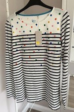 BNWT Boden Women’s Long Steve Breton Top- Size 12- J0498 ANI- RRP £32