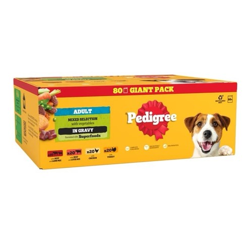 Pedigree adult wet dog - wet, food