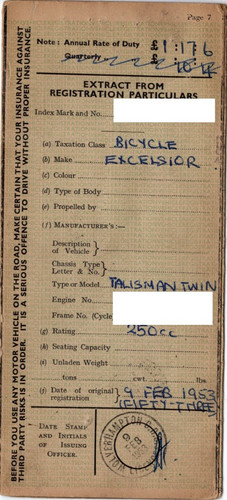Old logbook from excelsior - old,