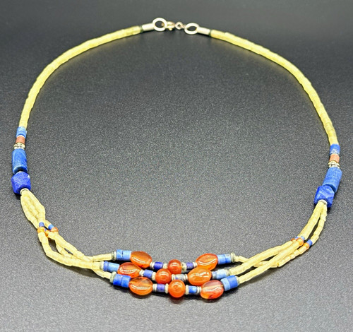 Vintage lapis lazuli carnelian - lapis,