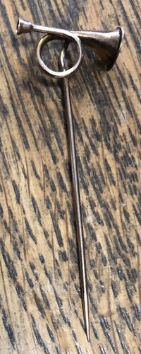 Antique 9ct gold - antique, horn