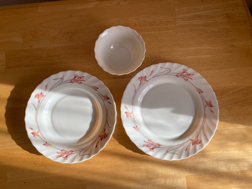 Arcopal dinner set - dinner, floral
