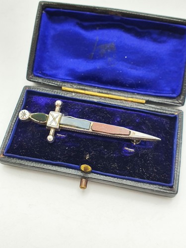 Scottish sterling silver dirk - silver,