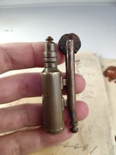 Vintage WW2 Brass Petrol Lighter Trench Art Lighter For Restoration 