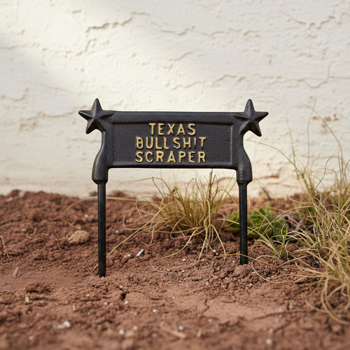 Boot scraper cast iron - boot,