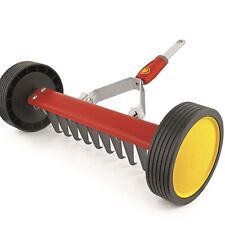 NEW Wolf-Garten Multi-Change Wheeled Moss Removal Rake Garden Raking Tool Head