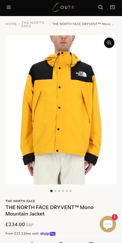 Mens northface dryvent - northface, mono