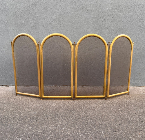 French antique brass - , fire