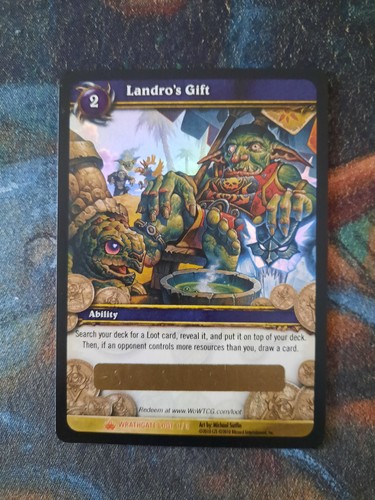 Landro gift unscratched wow - landro's,