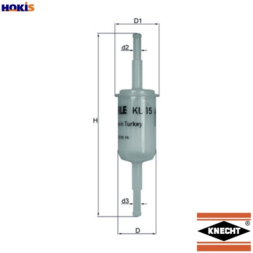 Fuel filter of for - kl,