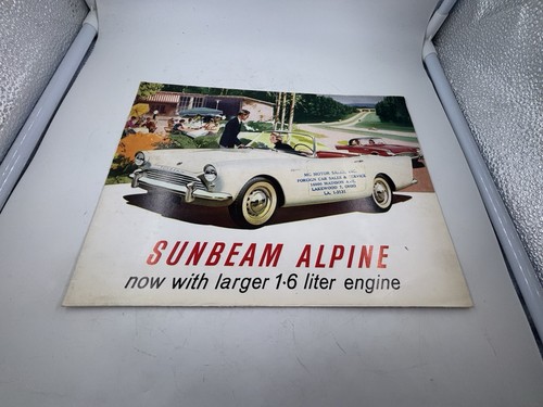 Sunbeam alpine 1600cc brochure - sunbeam,