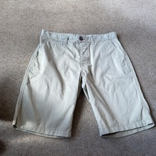 Next Mens Beige Size 32 Waist Chino Shorts Excellent Condition