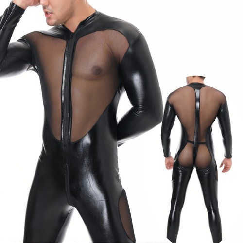 Sexy men wet look - men's,