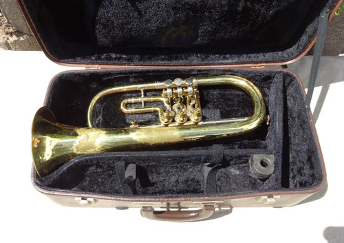 Vintage trumpet flugelhorn - vintage,