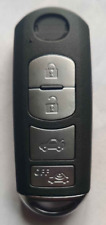NEW MAZDA 6 SPORT/SEDAN/SALOON 4 BUTTON REMOTE AFTERMARKET KEY FOB ID49 + LOGO!