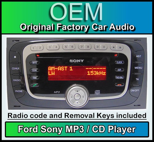 Ford fiesta sony player - ford,