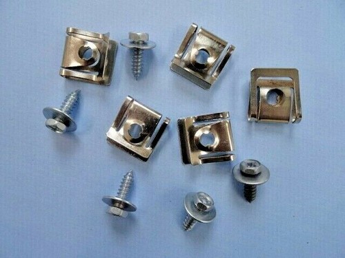 Porsche engine undertray clips - porsche,