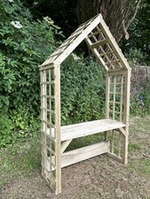 Garden Arbour/Arch bench Free Postage