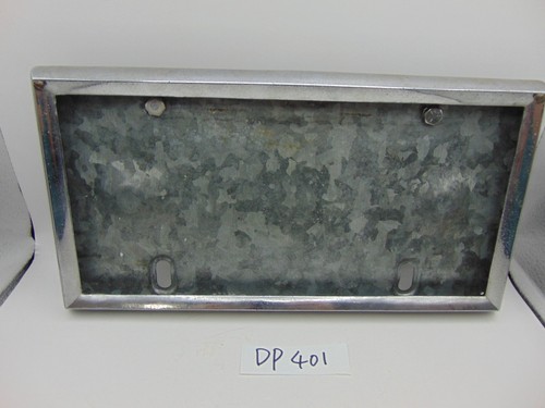 Vintage license plate frame - license,