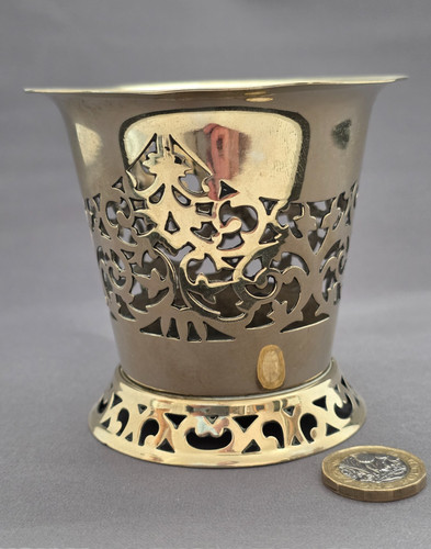 Antique epns bud vase - epns,
