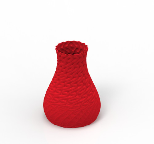 Terra flower vase - flower, 3d